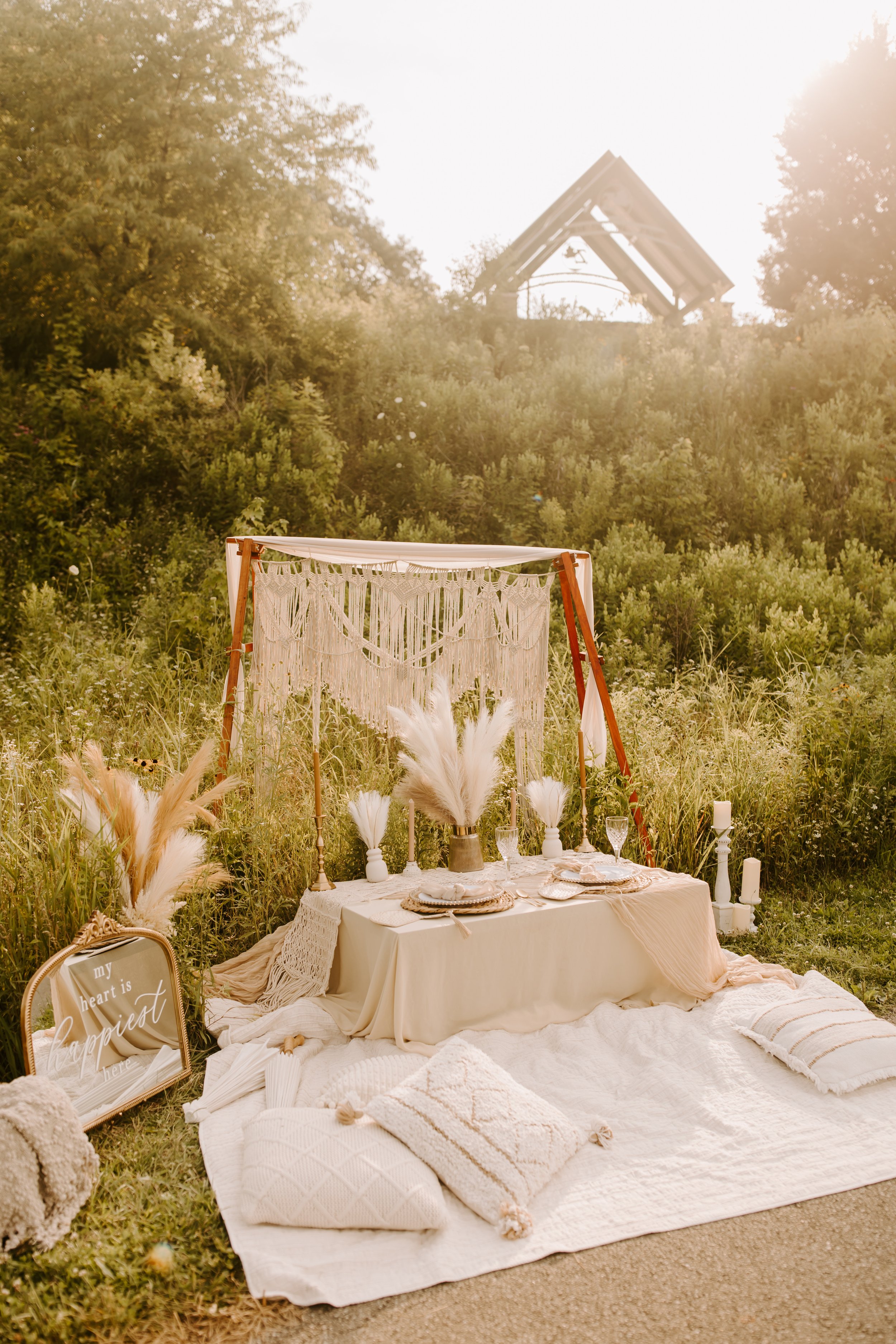 Graceful Gatherings founders' inspired picnic setup
